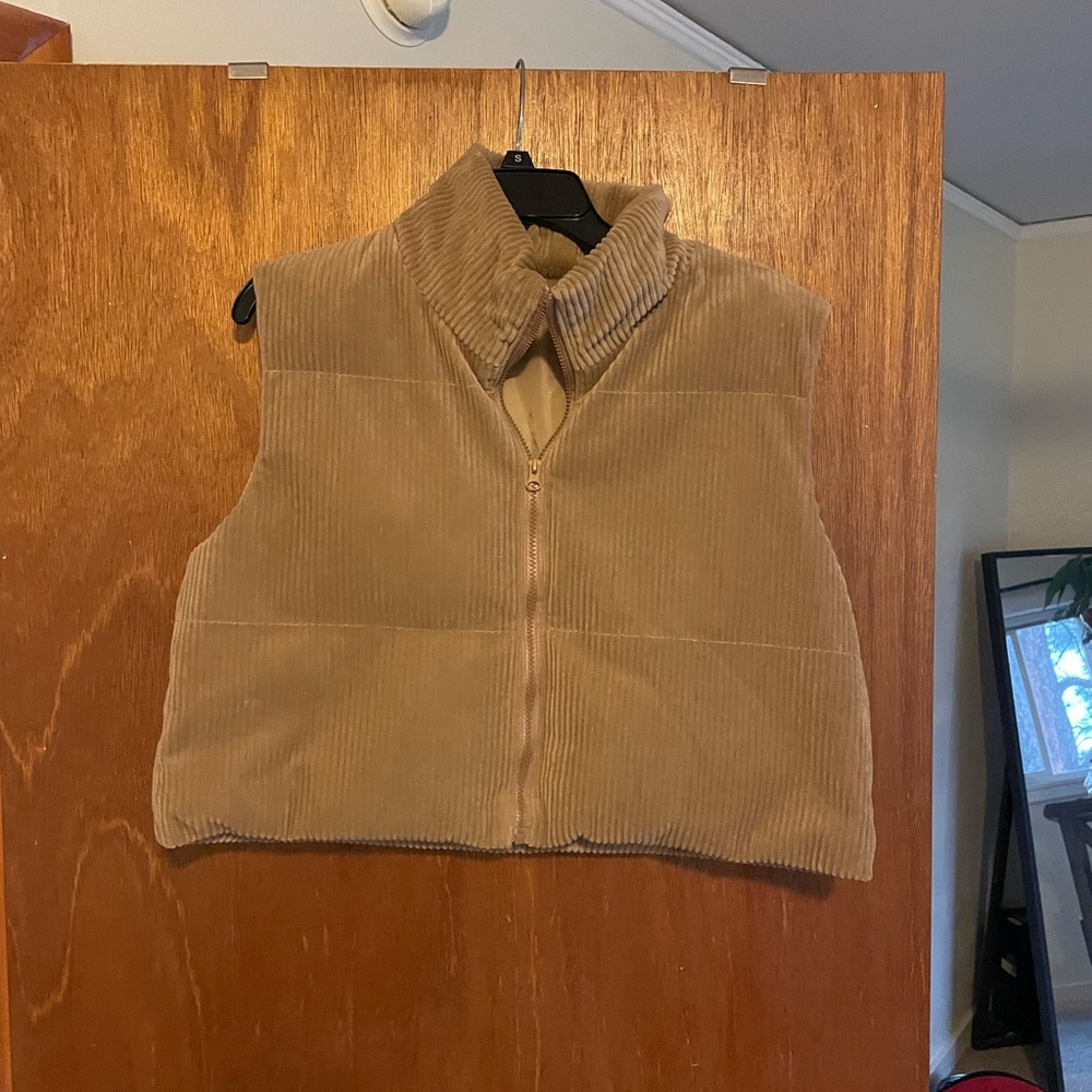 Shein Cropped Puffer Vest